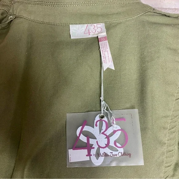 NWT Matilda Jane Olive Boho Jacket - Picture 9 of 11